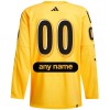 All-Star 2024 tröja Customized NHL Game Adidas x Drew House Gul Authentic - NHL Tröjor Herr